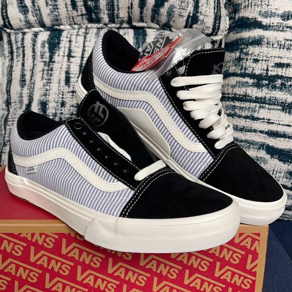 Vans Bmx Old Skool Federal Black/Bl Pinstripe MENS - Picture 5 of 16